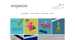 Desktop Screenshot of evilpeacock.com